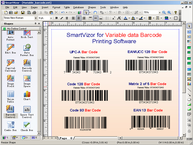 SmartVizor Variable Label Batch Printing Software 41.0.240.118 full